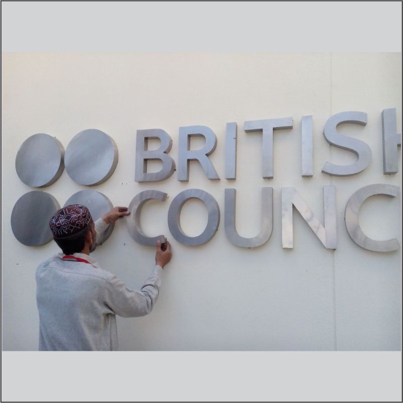 Stainless Steel Signboard makers in lahore